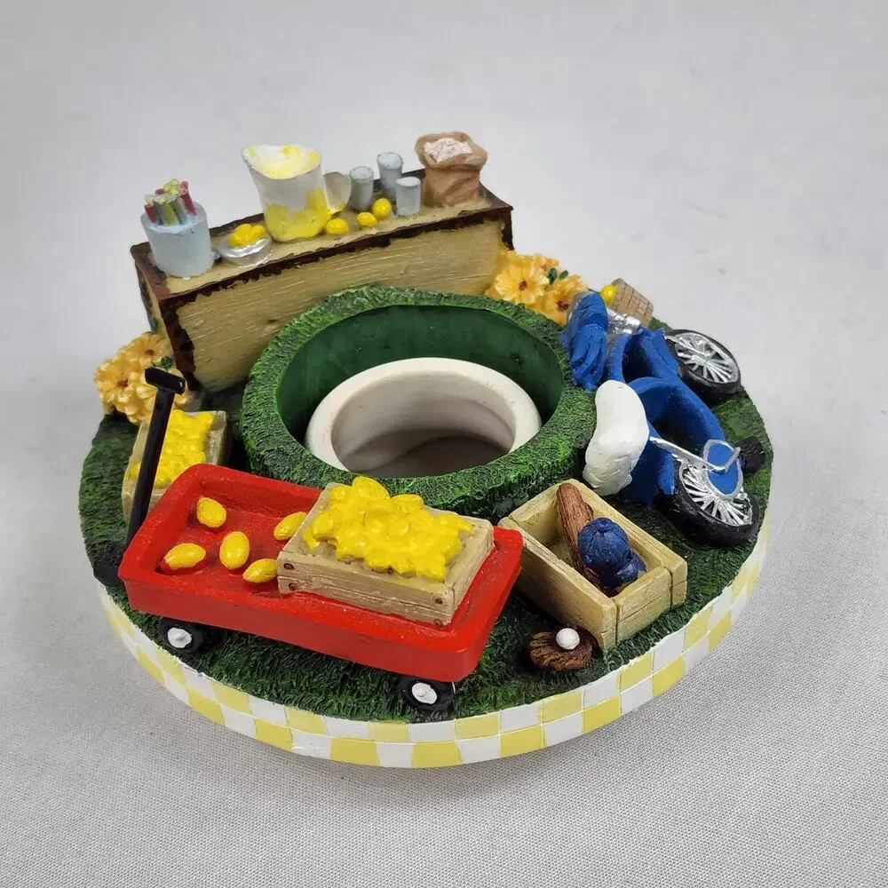Lemonade Stand, Bike & Wagon Candle Capper Topper For Open Burn